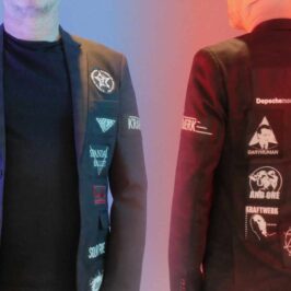 Synth Pop Battle Jacket – When black elegance meets pure band culture